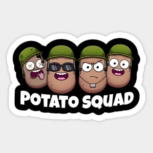 Potato Squad Army Sticker